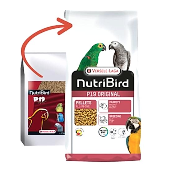 Versele Laga Nutrıbırd P19 Orıgınal Papağan Pelet Yem 10kg