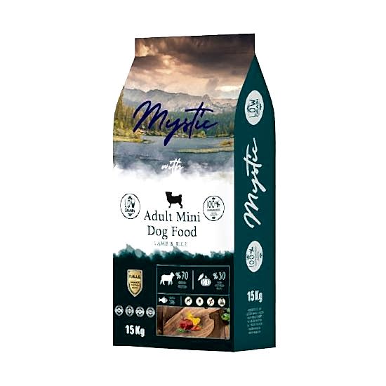 Mystic Az Tahıllı Yetişkin Köpek Mini Orta Kuzu 15kg