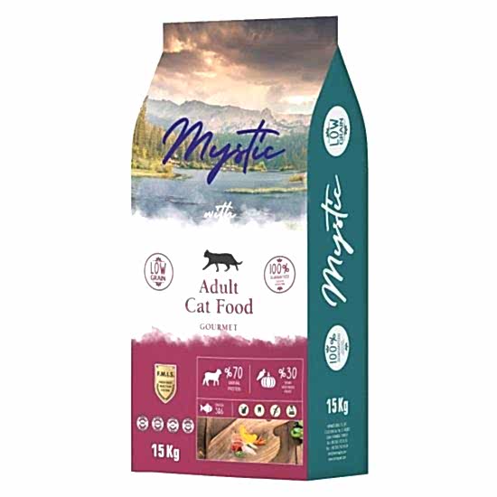Mystic Az Tahıl Yetişkin Kedi Maması Gurme15 Kg