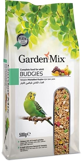 Gardenmix Platin Meyveli Muhabbet Kuş Yemi 500g