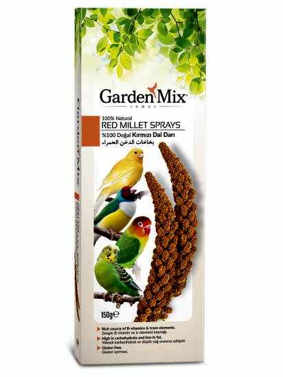 Gardenmix Platin Kırmızı Dal Darı